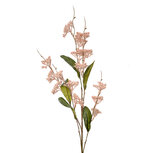 Clayre & Eef | Decoratie tak met bloemen Roze Groen 8x6x80 cm | 5PL0164P Clayre & Eef | Decoratie tak met bloemen Roze Groen 8x6x80 cm | 5PL0164P