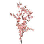 Clayre & Eef | Decoratie tak met bloemen Roze Groen 6x6x110 cm | 5PL0167P