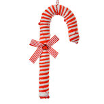 Clayre & Eef | Kerstdecoratie Hanger Zuurstok Rood Wit 10x3x26 cm | 66102S Clayre & Eef | Kerstdecoratie Hanger Zuurstok Rood Wit 10x3x26 cm | 66102S