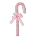 Clayre & Eef | Kerstdecoratie Hanger Zuurstok Roze Wit 12x4x36 cm | 66103S Clayre & Eef | Kerstdecoratie Hanger Zuurstok Roze Wit 12x4x36 cm | 66103S