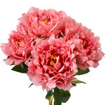 Clayre & Eef | Kunstbloem Roze Groen 18x13x40 cm | 6PL0374 Clayre & Eef | Kunstbloem Roze Groen 18x13x40 cm | 6PL0374