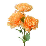 Clayre & Eef | Kunstbloem Oranje Groen 15x10x61 cm | 6PL0375 Clayre & Eef | Kunstbloem Oranje Groen 15x10x61 cm | 6PL0375