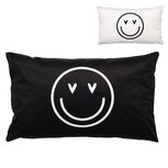 Clayre & Eef | Kussenhoes Zwart Wit 30x50 cm | BHS36-3 Clayre & Eef | Kussenhoes Zwart Wit 30x50 cm | BHS36-3