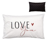 Clayre & Eef | Kussenhoes Wit Zwart 30x50 cm | BHS36-4 Clayre & Eef | Kussenhoes Wit Zwart 30x50 cm | BHS36-4