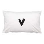 Clayre & Eef | Kussenhoes Wit Zwart 30x50 cm | BHS36-5 Clayre & Eef | Kussenhoes Wit Zwart 30x50 cm | BHS36-5