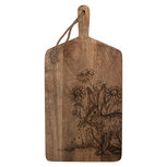 Clayre & Eef | Decoratie Snijplank Bruin 25x2x50 cm | 6H2390 Clayre & Eef | Decoratie Snijplank Bruin 25x2x50 cm | 6H2390