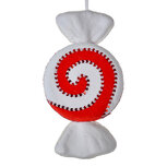 Clayre & Eef | Kerstdecoratie Hanger Snoepje Rood Wit 33x18x4 cm | 66110 Clayre & Eef | Kerstdecoratie Hanger Snoepje Rood Wit 33x18x4 cm | 66110