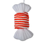 Clayre & Eef | Kerstdecoratie Hanger Snoepje Wit Rood 11x8x20 cm | 66111R Clayre & Eef | Kerstdecoratie Hanger Snoepje Wit Rood 11x8x20 cm | 66111R