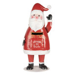 Clayre & Eef | Brievenbus Rood Wit 16x14x35 cm | 6Y5853