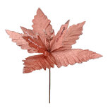 Clayre & Eef | Kerstdecoratie Bloem Roze ø 46x52 cm | 66126 Clayre & Eef | Kerstdecoratie Bloem Roze ø 46x52 cm | 66126