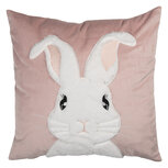 Clayre & Eef | Kussenhoes Roze Wit 45x45 cm | KT021.399 Clayre & Eef | Kussenhoes Roze Wit 45x45 cm | KT021.399