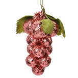 Clayre & Eef | Kerstdecoratie Roze Groen 8x8x14 cm | 66175P Clayre & Eef | Kerstdecoratie Roze Groen 8x8x14 cm | 66175P