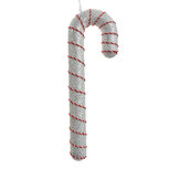 Clayre & Eef | Decoratie hanger Zuurstok Wit Rood 11x4x33 cm | 66185 Clayre & Eef | Decoratie hanger Zuurstok Wit Rood 11x4x33 cm | 66185