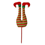Clayre & Eef | Decoratie Kerst Elfenbenen Rood Groen 19x4x50 cm | 66195 Clayre & Eef | Decoratie Kerst Elfenbenen Rood Groen 19x4x50 cm | 66195