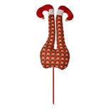 Clayre & Eef | Decoratie Kerst Elfenbenen Rood Groen 23x6x67 cm | 66196 Clayre & Eef | Decoratie Kerst Elfenbenen Rood Groen 23x6x67 cm | 66196