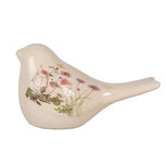 Clayre & Eef | Decoratie beeld Vogel Beige Roze 16x7x9 cm | 6CE1953S Clayre & Eef | Decoratie beeld Vogel Beige Roze 16x7x9 cm | 6CE1953S