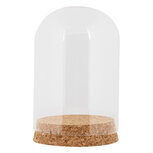 Clayre & Eef | Stolp Transparant ø 8x12 cm | 6GL5194