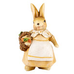Clayre & Eef | Decoratie Konijn Bruin Beige 7x6x13 cm | 6PR5235 Clayre & Eef | Decoratie Konijn Bruin Beige 7x6x13 cm | 6PR5235
