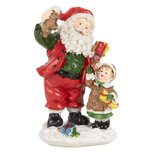 Clayre & Eef | Kerstdecoratie Kerstman Rood Wit 8x6x13 cm | 6PR5723 Clayre & Eef | Kerstdecoratie Kerstman Rood Wit 8x6x13 cm | 6PR5723