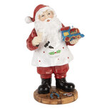 Clayre & Eef | Kerstdecoratie Kerstman Rood Wit 8x6x13 cm | 6PR5725 Clayre & Eef | Kerstdecoratie Kerstman Rood Wit 8x6x13 cm | 6PR5725