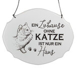 Clayre & Eef | Tekstbord Wit Zwart 18x1x15 cm | 6Y5688 Clayre & Eef | Tekstbord Wit Zwart 18x1x15 cm | 6Y5688