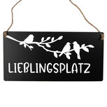 Clayre & Eef | Tekstbord Zwart 30x1x15 cm | 6Y5697 Clayre & Eef | Tekstbord Zwart 30x1x15 cm | 6Y5697