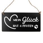 Clayre & Eef | Tekstbord Zwart 30x1x15 cm | 6Y5698 Clayre & Eef | Tekstbord Zwart 30x1x15 cm | 6Y5698