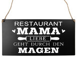 Clayre & Eef | Tekstbord Zwart 40x1x20 cm | 6Y5699 Clayre & Eef | Tekstbord Zwart 40x1x20 cm | 6Y5699