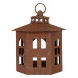 Clayre & Eef | Lantaarn Bruin ø 19x22 cm | 6Y5785 Clayre & Eef | Lantaarn Bruin ø 19x22 cm | 6Y5785