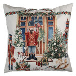 Clayre & Eef | Kussenhoes Wit Rood 45x45 cm | KT021.403 Clayre & Eef | Kussenhoes Wit Rood 45x45 cm | KT021.403
