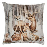 Clayre & Eef | Kussenhoes Bruin Beige 45x45 cm | KT021.404 Clayre & Eef | Kussenhoes Bruin Beige 45x45 cm | KT021.404