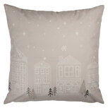 Clayre & Eef | Kussenhoes Beige Wit 45x45 cm | KT021.408 Clayre & Eef | Kussenhoes Beige Wit 45x45 cm | KT021.408