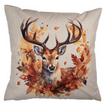 Clayre & Eef | Kussenhoes Beige Oranje 45x45 cm | KT021.416 Clayre & Eef | Kussenhoes Beige Oranje 45x45 cm | KT021.416