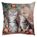 Clayre & Eef | Kussenhoes Bruin Rood 45x45 cm | KT021.417 Clayre & Eef | Kussenhoes Bruin Rood 45x45 cm | KT021.417