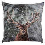 Clayre & Eef | Kussenhoes Grijs Bruin 45x45 cm | KT021.419 Clayre & Eef | Kussenhoes Grijs Bruin 45x45 cm | KT021.419