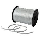 Clayre & Eef | Lint Zilverkleurig 0.5 cm x228 m | LI0148 Clayre & Eef | Lint Zilverkleurig 0.5 cm x228 m | LI0148