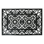 Clayre & Eef | Deurmat Binnen Zwart 60x40x1 cm | MC270