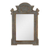 Clayre & Eef | Wandspiegel Groen 75x4x110 cm | 52S322