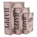 Clayre & Eef | Opbergdoos Beige Bruin (3) 27x22x7 / 22x17x6 / 17x12x4 cm | 66255 Clayre & Eef | Opbergdoos Beige Bruin (3) 27x22x7 / 22x17x6 / 17x12x4 cm | 66255