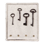 Clayre & Eef | Sleutelrekje Beige Bruin 22x5x25 cm | 6H2399 Clayre & Eef | Sleutelrekje Beige Bruin 22x5x25 cm | 6H2399