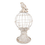 Clayre & Eef | Decoratie beeld Vogel Grijs Ø 20x44 cm | 6PR5151 Clayre & Eef | Decoratie beeld Vogel Grijs Ø 20x44 cm | 6PR5151