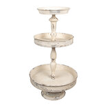 Clayre & Eef | Etagère Beige ø 42x75 cm | 6Y5718 Clayre & Eef | Etagère Beige ø 42x75 cm | 6Y5718