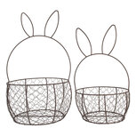 Clayre & Eef | Manden Bruin (set van 2) ø 33x55 / ø 27x45 cm | 6Y5794 Clayre & Eef | Manden Bruin (set van 2) ø 33x55 / ø 27x45 cm | 6Y5794