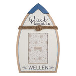 Clayre & Eef | Fotolijst Wit Blauw 20x2x32 cm / 10x15 cm | 2F1225 Clayre & Eef | Fotolijst Wit Blauw 20x2x32 cm / 10x15 cm | 2F1225