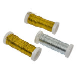 Clayre & Eef | Ijzerdraad (set 3) Goudkleurig 3x 6x7x2 cm / 15 m | 66213 Clayre & Eef | Ijzerdraad (set 3) Goudkleurig 3x 6x7x2 cm / 15 m | 66213