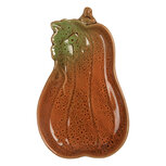 Clayre & Eef | Schaaltje Pompoen Oranje Groen 17x10x2 cm | 6CE2155 Clayre & Eef | Schaaltje Pompoen Oranje Groen 17x10x2 cm | 6CE2155