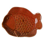 Clayre & Eef | Schaaltje Vis Oranje 16x11x3 cm | 6CE2162