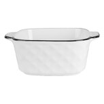 Clayre & Eef | Kom Wit Zwart 15x12x5 cm / 400 ml | 6CEBO0212 Clayre & Eef | Kom Wit Zwart 15x12x5 cm / 400 ml | 6CEBO0212