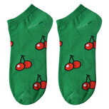 Clayre & Eef | Sokken Groen Rood 36-41 | JZSSK0021