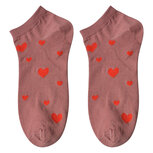 Clayre & Eef | Sokken Roze Rood 36-41 | JZSSK0028